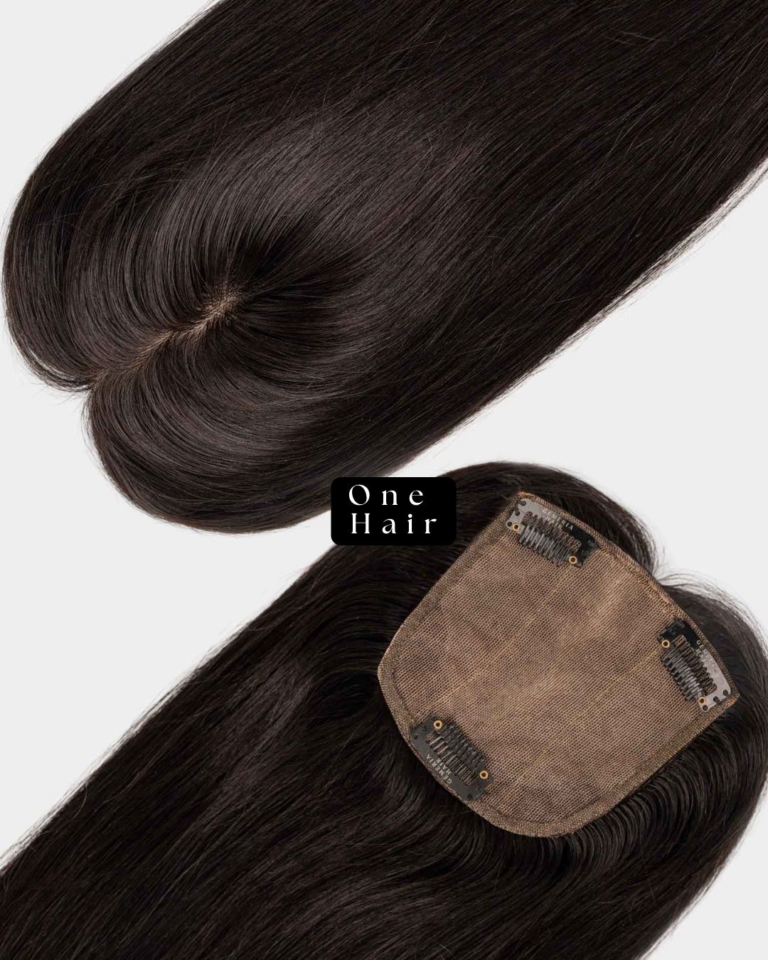 3" Clip Silk Hair Topper