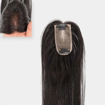 2" Clip Silk Hair Topper