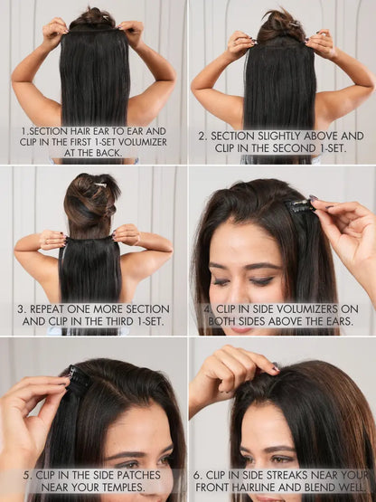7 Set Clip In Extensions