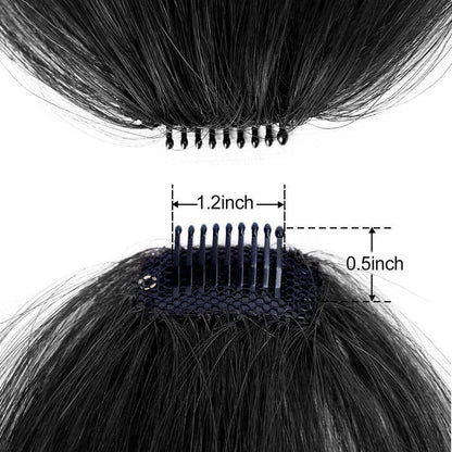 2 Clip Volume Boosting Topper | 100% Human Hairs | 6 Months Hair Warranty